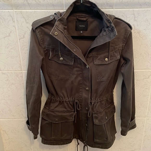 Aritzia Talula Utility Jacket. Size XXS. Dark Army Green. - Picture 1 of 2